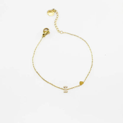 Pulsera Dorada con Inicial Personalizada