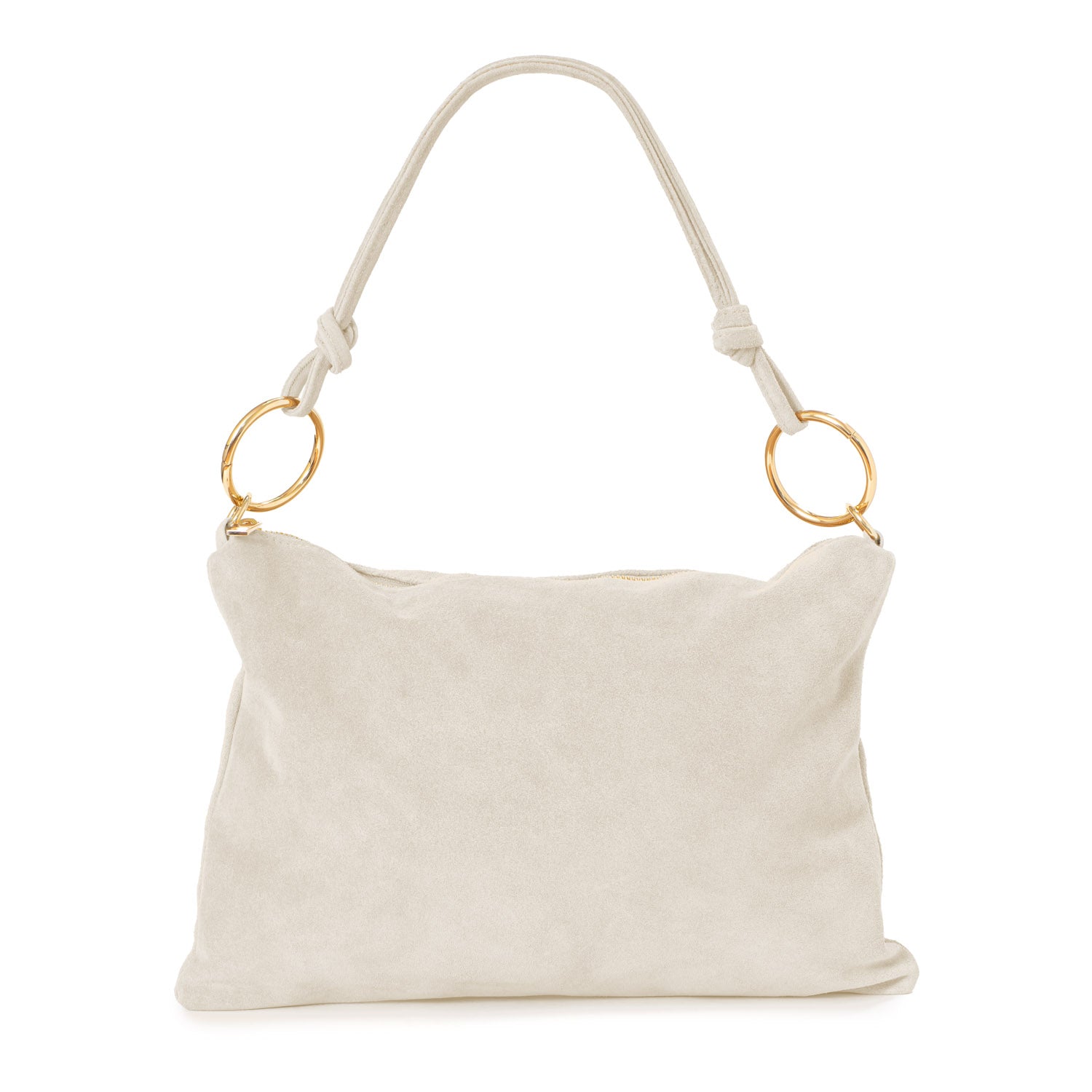 Bolso Simba en tono beige claro con detalles dorados, el complemento perfecto para tu outfit – Belorias

