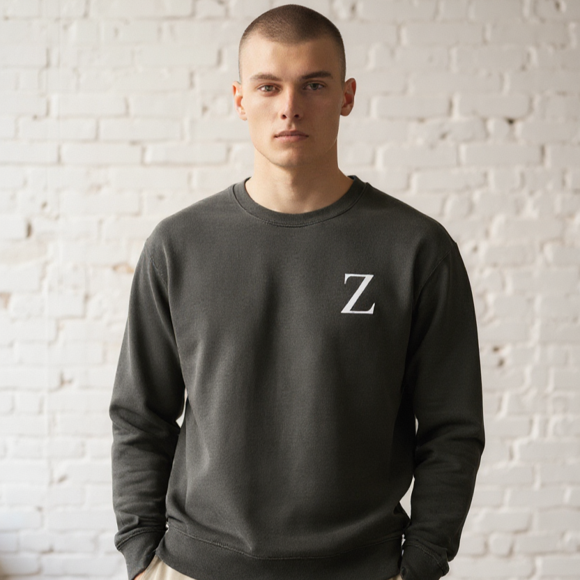 Sudadera BLE Dark Grey // White