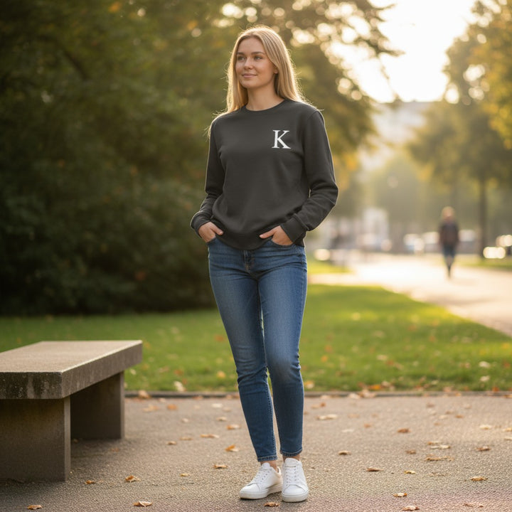 Sudadera BLE Dark Grey // White
