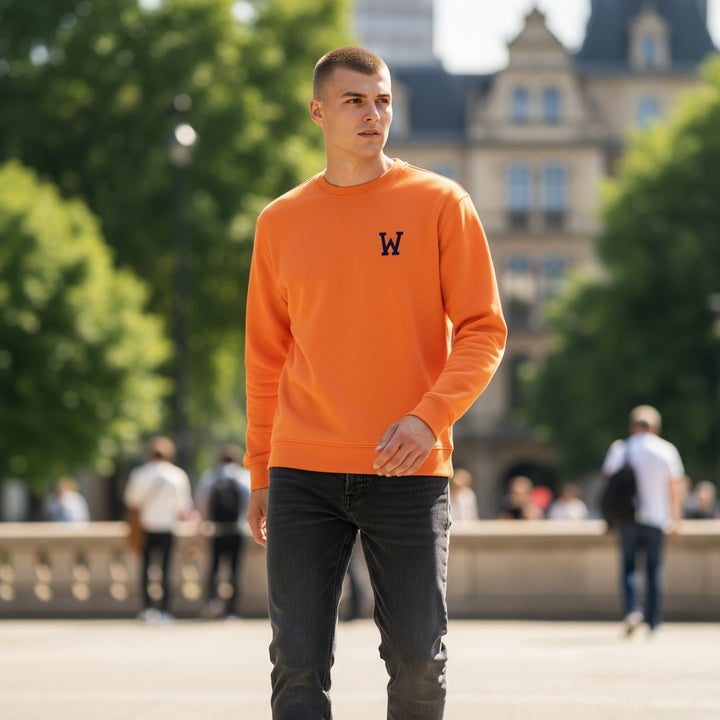 Sudadera BLE Light Orange // Navy