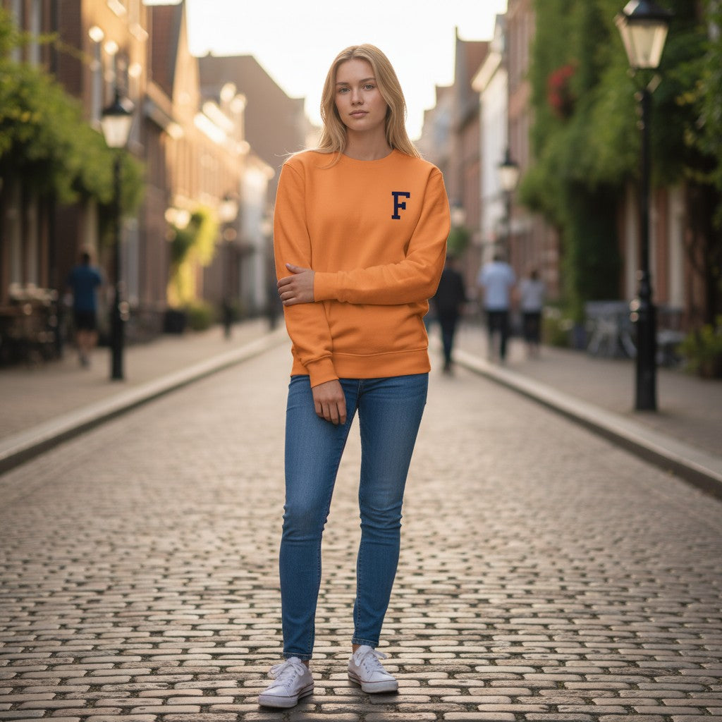Sudadera BLE Light Orange // Navy
